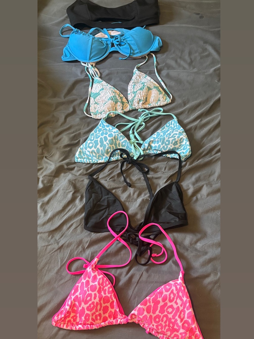 6 bikini tops bundle